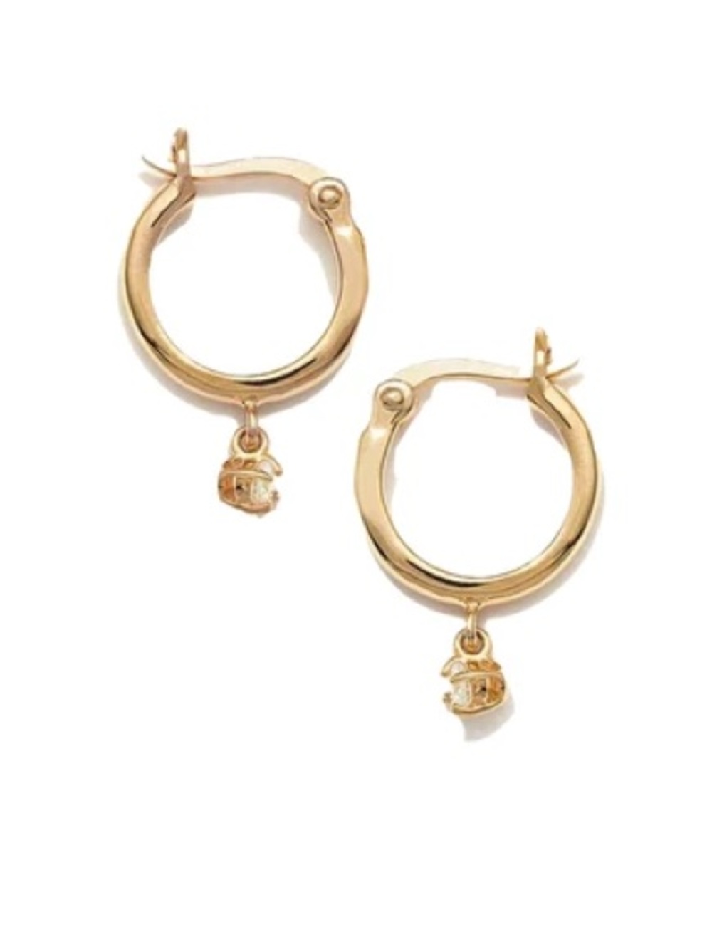 Mejuri Sapphire Drop Hoops